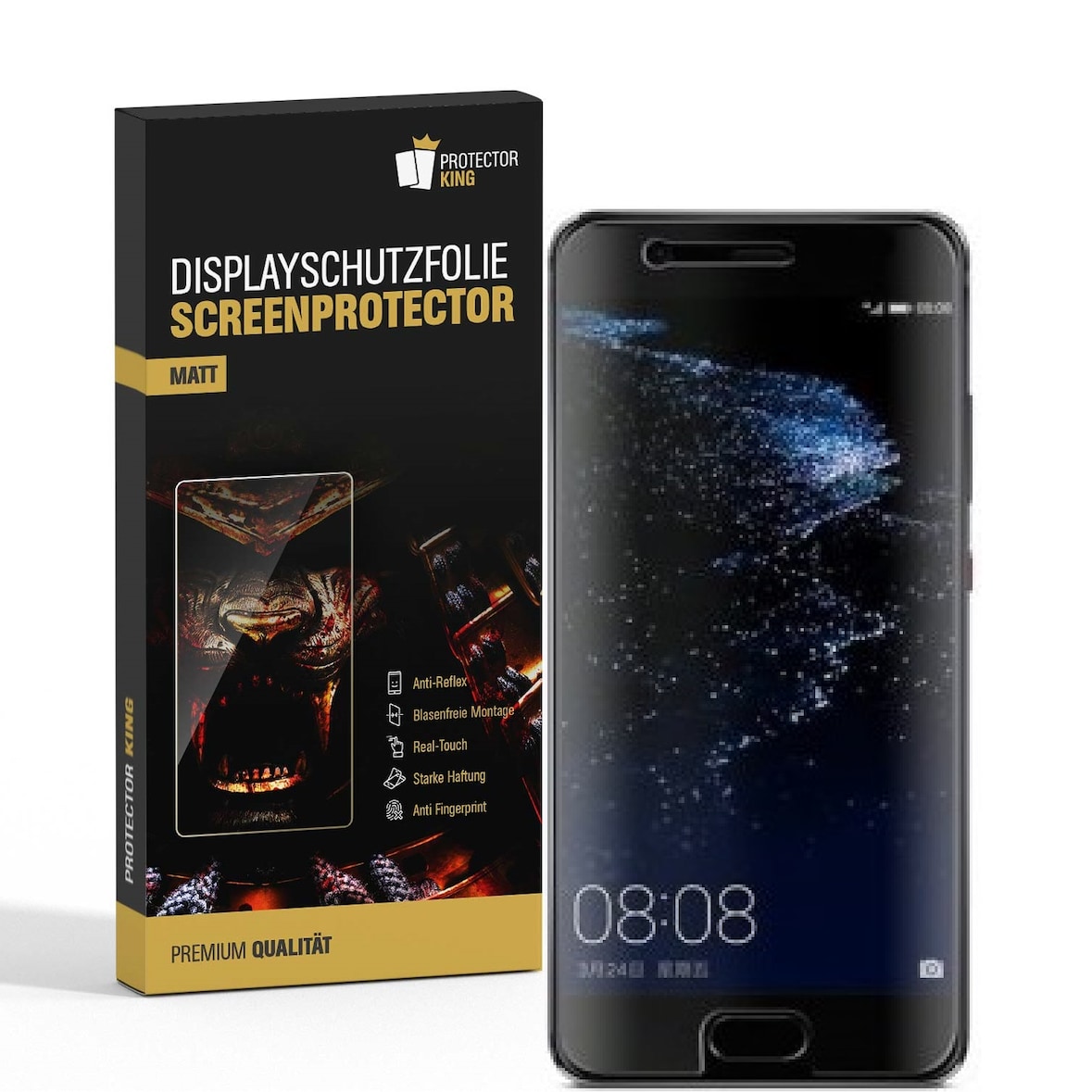 2x Displayschutzfolie für Huawei P10 Lite ANTI-REFLEX Displayfolie Folie MATT