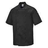 thumbnail of Portwest - Veste de cuisine manches courtes KENT Noir Taille L