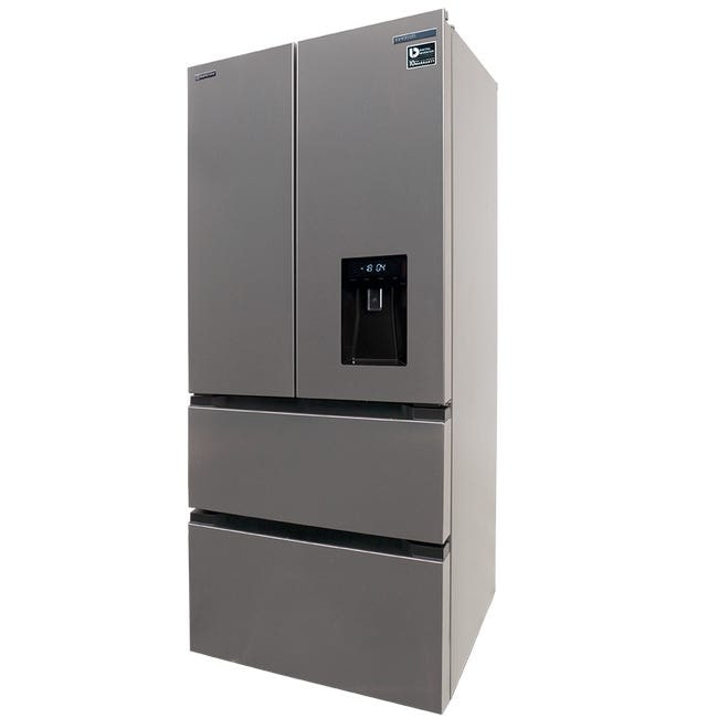 Frigorífico Americano Infiniton FRD-A182ID - Inox ,506 litros,1,83m,No Frost,Dispensador de Agua, E