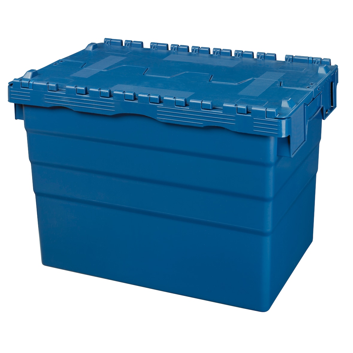Kunststoffkisten mit Deckel 60 x 40 x 41,6 cm Aufbewahrungsbox in Industriequalität