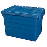 thumbnail of Kunststoffkisten mit Deckel 60 x 40 x 41,6 cm Aufbewahrungsbox in Industriequalität