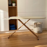 thumbnail of Kitchen Move Table à repasser avec repose fer TAIGA 130x47cm Bois Beige