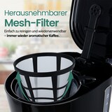 thumbnail of Emerio Koffiezetapparaat met Glazen Kan - 1,5L Filterkoffie - 12 kopjes per keer - Uitneembaar Filter - Non-Drip systeem - 750W - CME-125129.4 Zwart