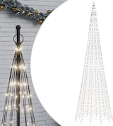 thumbnail of vidaXL LED-Weihnachtsbaum für Fahnenmast 1534 LEDs Kaltweiß 500 cm