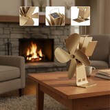 thumbnail of Relaxdays Ofenventilator ohne Strom, geräuscharm, für Kamin & Ofen, hitzebetrieben, 4 Blätter, Kaminventilator, bronze