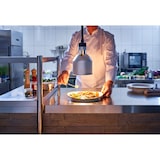 thumbnail of METRO Professional Infrarot-Wärmelampe GWL1000S,  Ø 17.5 cm, 250 W, höhenverstellbar, silber