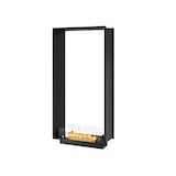 thumbnail of Lareira a Bioetanol 2 Lados 1600 Slim Vert Embutida com Duas Frentes - Preto Fosco, com Vidro, Queimador de 1,2L, Design Moderno