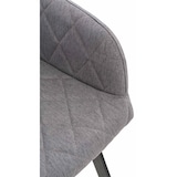 thumbnail of Silla de comedor Shila Tela/Gris