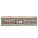 thumbnail of Prateleira de parede HWC-A43, prateleira suspensa Prateleira, madeira de abeto maciça patchwork vintage 65x16x13cm