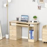 thumbnail of HOMCOM Scrivania PC per Ufficio con Scaffali Cassetti Ripiano Testiera