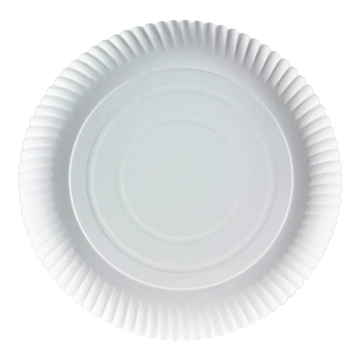 100x Pappteller tief 26A rund 26 cm 2 cm tief