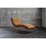 thumbnail of KAWOLA Relaxliege SIRY Polsterliege Leder cognac