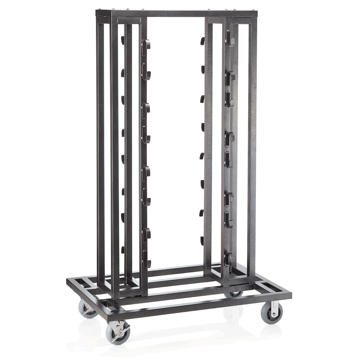 Chariot de transport pour poteaux jusqu'à Ø 6 cm 120 x 80 x 193 cm acier époxy - Was Germany