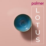 thumbnail of Palmer Schaal Lotus 15 cm 1 l Turquoise Stoneware 2 stuks