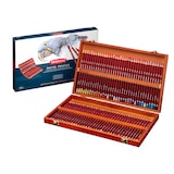 thumbnail of Caja de madera de 72 lápices Derwent Pastel.