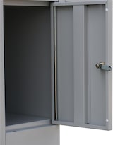 thumbnail of Schließfachschrank Fächerschrank 12 Fächer 1800 x 1200 x 500mm Spind lichtgrau X-523430