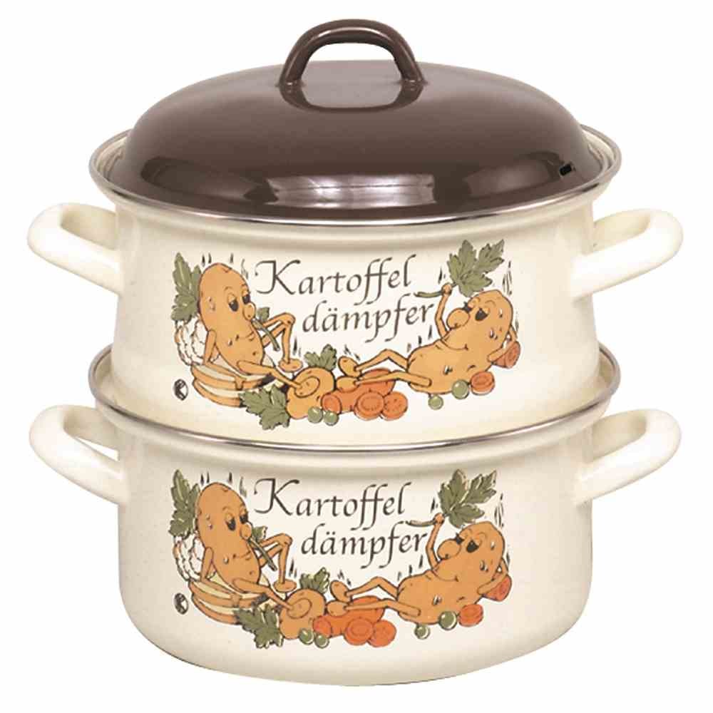 KRÜGER   Kartoffeldämpfer/Bio-Dünster emailliert Ø 20 cm