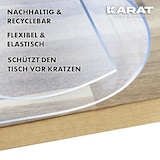 thumbnail of KARAT Tischfolie Imperial Transparent Mattiert mit abgeschrägter Kante 60 x 205 cm