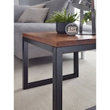thumbnail of Beistelltisch 45x40x45 cm Sheesham Massivholz / Metall Wohnzimmertisch, Industrial Style Designer Holztisch, Tisch Wohnzimmer, Kleiner Couchtisch