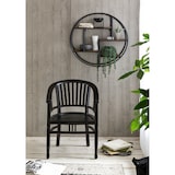 thumbnail of SIT Möbel Wand-Regal rund | 4 Böden | Mango-Holz natur | Altmetall antikschwarz | B 75 x T 20 x H 75 cm | 09231-01 | Serie PANAMA