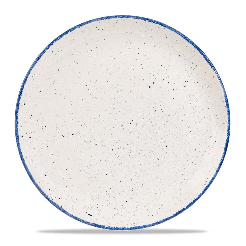 12 x borden platte coup 16,5cm STONECAST HINTS indigo