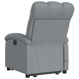 thumbnail of vidaXL Elektrischer Massagesessel mit Aufstehhilfe Hellgrau Stoff