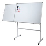 thumbnail of Whiteboard | HxBxT 167x186x57 cm | mobil rollbar inkl. Zubehör | mit ausziehbarer Tafel Magnettafel Memoboard Pinnwand