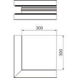 thumbnail of OBO Bettermann Außeneck GA-DA90210RW 6279610