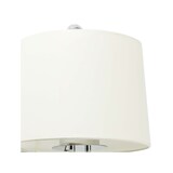 thumbnail of Montreal, Applique cromata con paralume bianco, Faro Barcelona