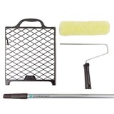 thumbnail of Scorprotect® Farbroller-Set 4-teilig mit Teleskopstange und Gitter