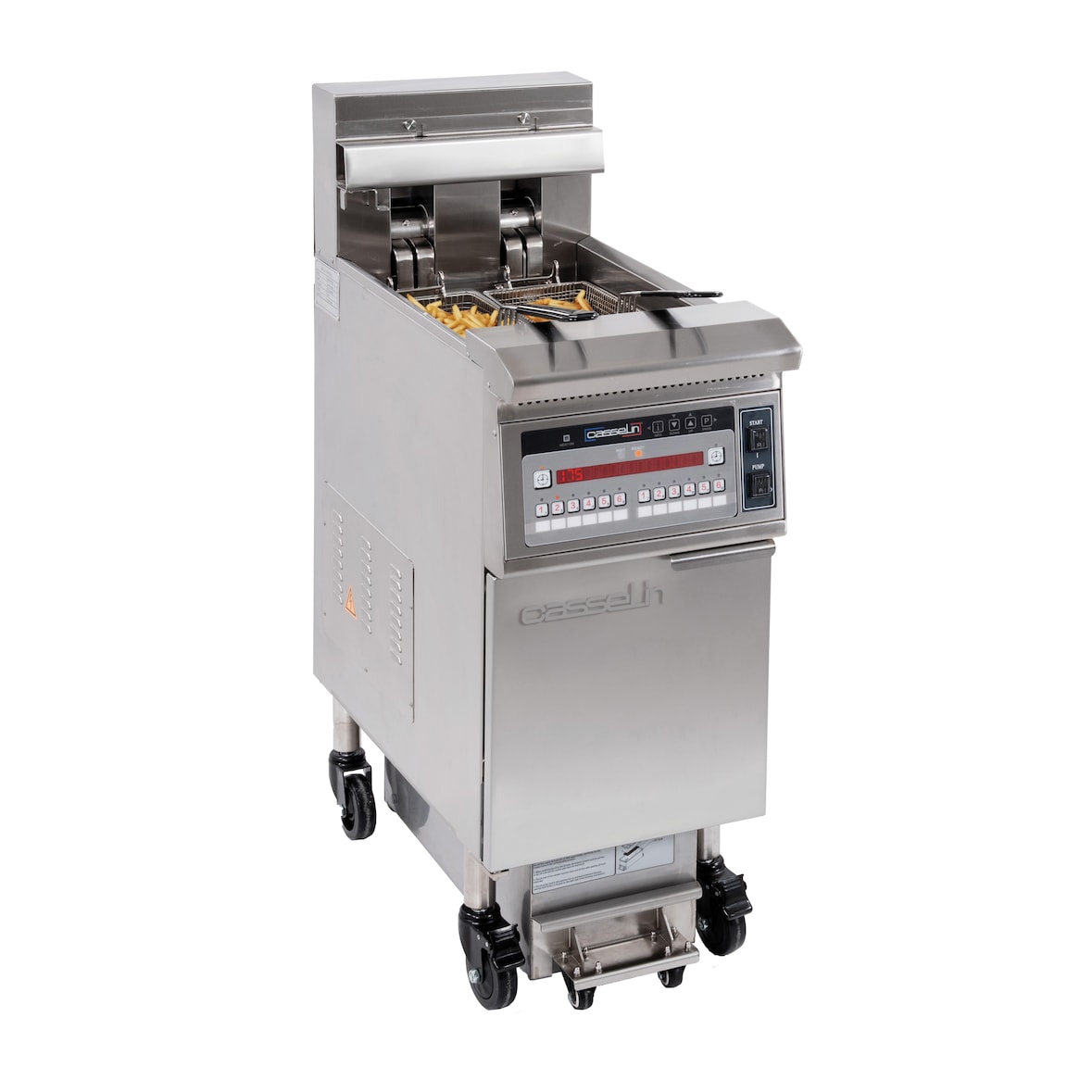 Friteuse électrique avec filtration 22 litres 17kW CFPF22 Casselin