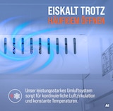 thumbnail of GastroHero Lagerkühlschrank ECO 400 Glastür Schwarz 336 Liter LED Beleuchtung Umluftkühlung 2 bis +8 °C Gewerbekühlschrank
