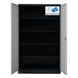 thumbnail of PROREGAL Stahlschrank BEE mit 10 lackierten Fachböden | HxBxT 195x92x60cm | Anthrazit-Grau | Werkstattschrank Werkzeugschrank Aktenschrank