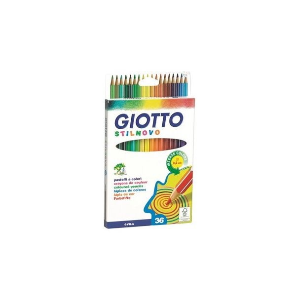 GIOTTO Stilnovo Lápices de color 256700 (36 piezas - Multicolor)