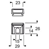 thumbnail of Busch-Jaeger Kanaleinführung dav/sws 2087-84 2CKA001761A1495