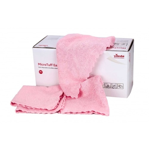 Vileda Professional micro Tuff Easy Microfasertuch - Vorteilsbox : Blau