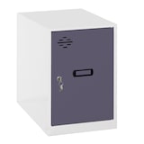 thumbnail of Metallschrank mini zerlegt WEISS/ANTHRACITE 475x400x500 mm (Höhe x Länge x Breite)