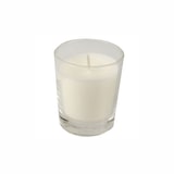 thumbnail of Bougie en verre Ø 56 mm · 67 mm blanc