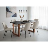 thumbnail of SIT Möbel Esstisch 200x100 cm | 30 mm Platte Mango schwarz | Stahlgestell antikbraun | B 200 x T 100 x H 76 cm | 16143-00 | Serie TABLES & CO