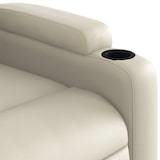 thumbnail of vidaXL Massagesessel Creme Kunstleder