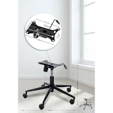 thumbnail of Piètement de remplacement pour chaise de bureau Noir