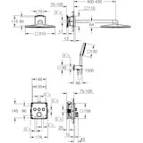 thumbnail of Grohe Duschsystem Grohtherm SmartControl m Fertigs. Th 29126 KB e Stabhb eck. Fo.