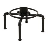 thumbnail of 2er-Set Barhocker | Sitzhöhe 61-85cm | Natur | Barstuhl Tresenhocker höhenverstellbar drehbar Fußablage Industrial Eisen Massiv-Holz