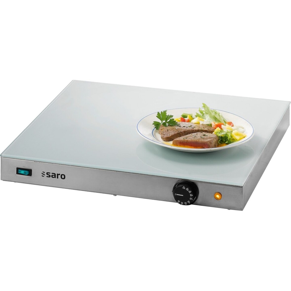 Warmhalteplatte Modell Genua, Maße: B 500 X T 500 X H 70