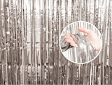 thumbnail of Vorhang Silber metallic