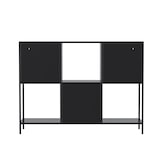 thumbnail of Oviala Metalen buffetkast met 3 deuren, 120 cm, zwart