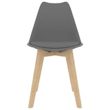 thumbnail of vidaXL Esszimmerstühle 4 Stk. Grau Kunstleder