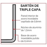 thumbnail of Vogue Mini Triwall Kupfer-Stieltopf 330Ml