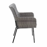 thumbnail of Lot de 2 fauteuil de jardin rond en osier