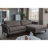 thumbnail of KAWOLA Sofa MALTA Ecksofa Stoff anthrazit mit Kopfstütze Recamiere rechts